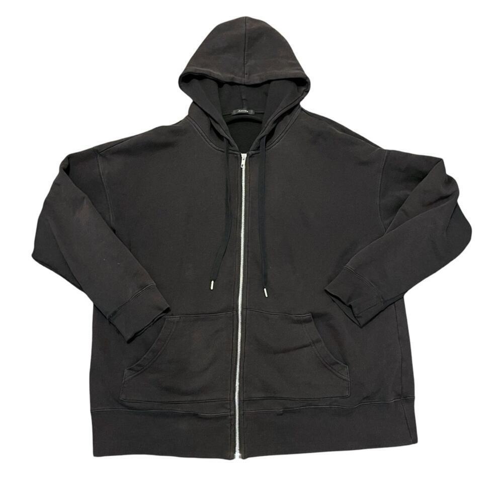Jeanasis Japanese Oversized Black Hoodie